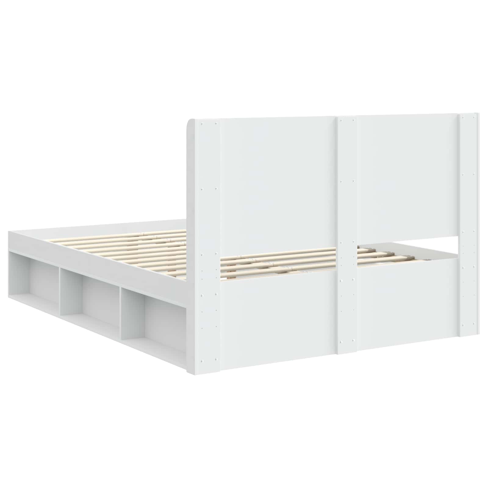 vidaXL Stelaż łóżka z przechowywaniem i zagłówkiem 3 pcs