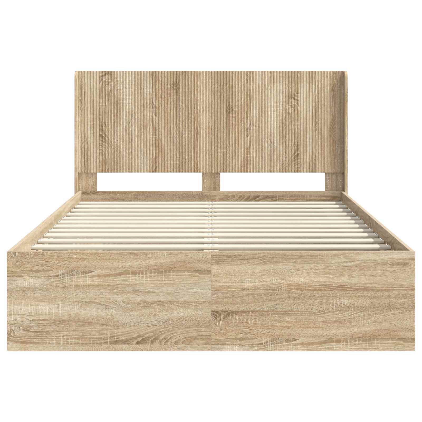 vidaXL Stelaż łóżka z przechowywaniem i zagłówkiem 3 pcs