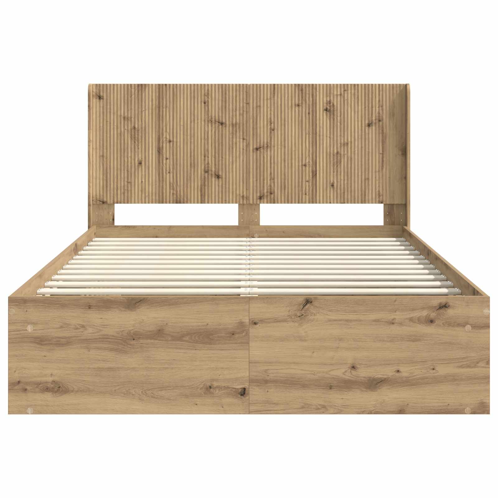 vidaXL Stelaż łóżka z przechowywaniem i zagłówkiem 3 pcs