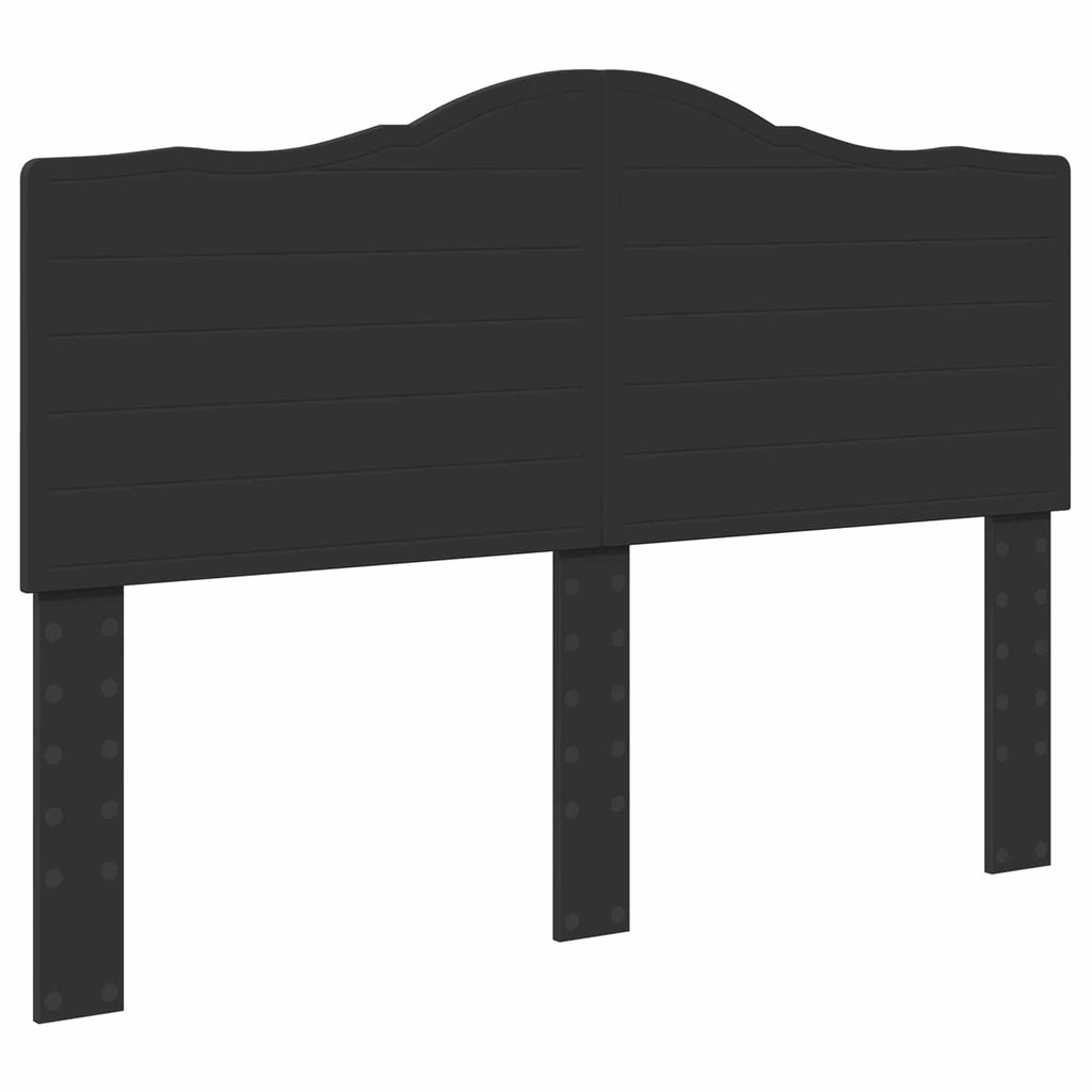 vidaXL Ramka łóżka z szufladą Czarny 140 x 190 cm Drewno inżynieryjne