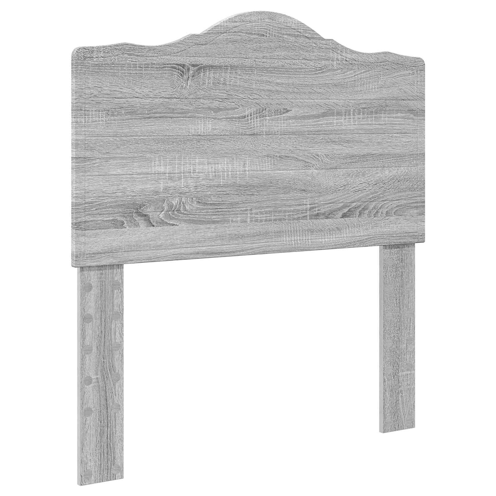 vidaXL Ramka łóżka Szary Sonoma 100 x 200 cm Drewno inżynieryjne