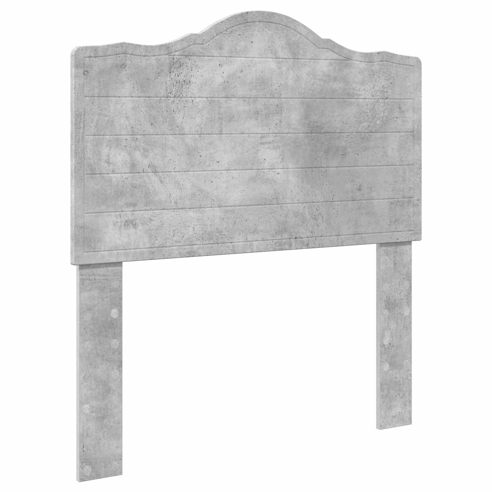 vidaXL Ramka łóżka Betonowy Szary 90 x 200 cm Drewno inżynieryjne
