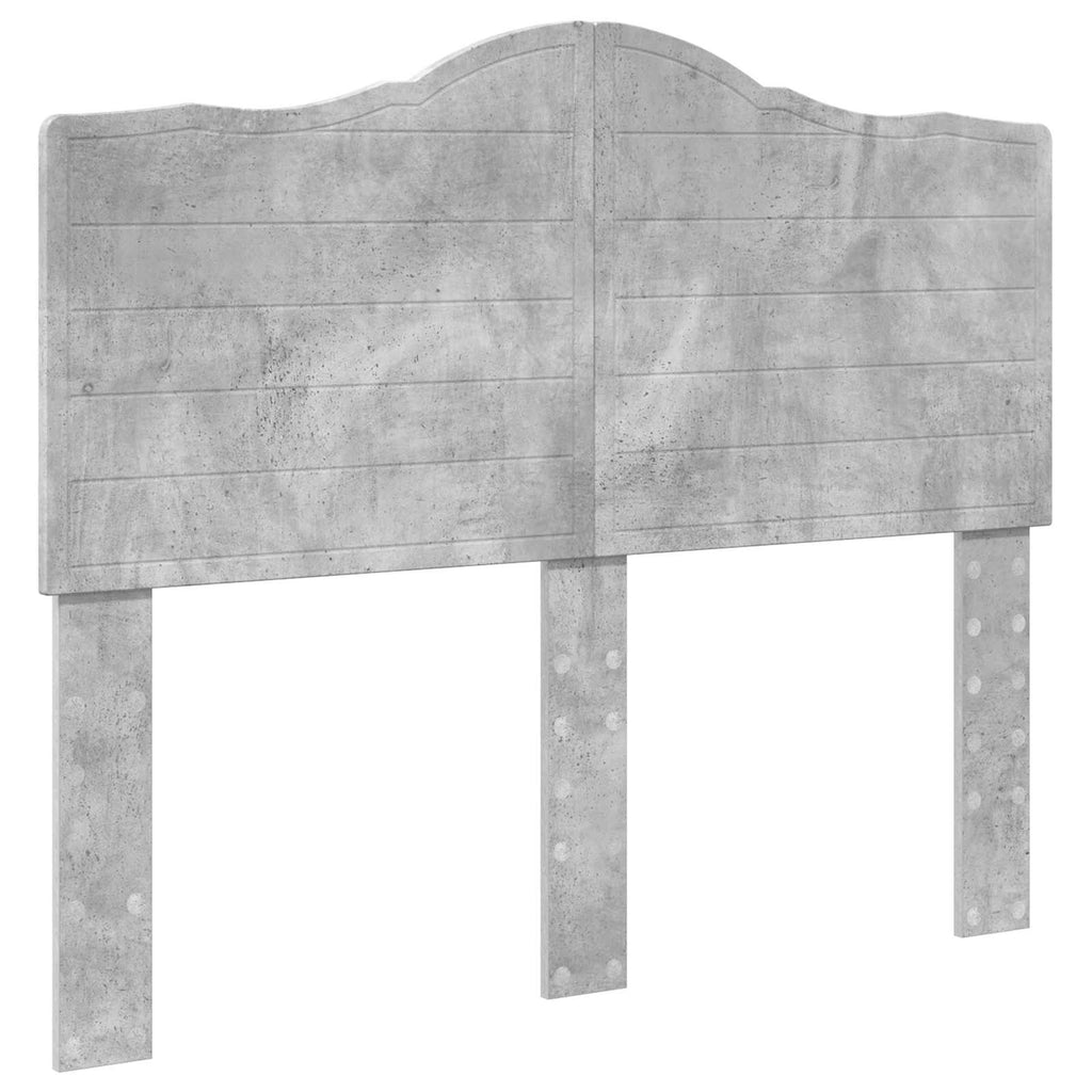 vidaXL Ramka łóżka Betonowy szary 120 x 200 cm Materiał drewnopochodny