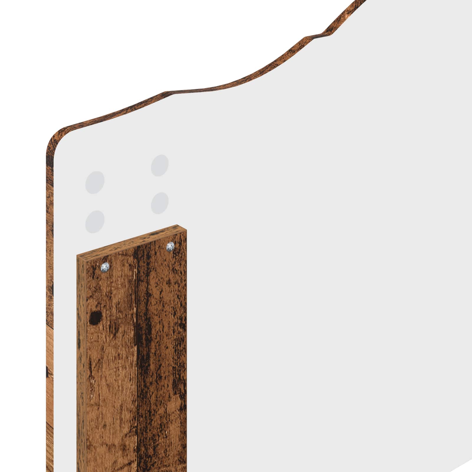 vidaXL Ramka łóżka Stare drewno 90 x 200 cm Materiał drewnopochodny