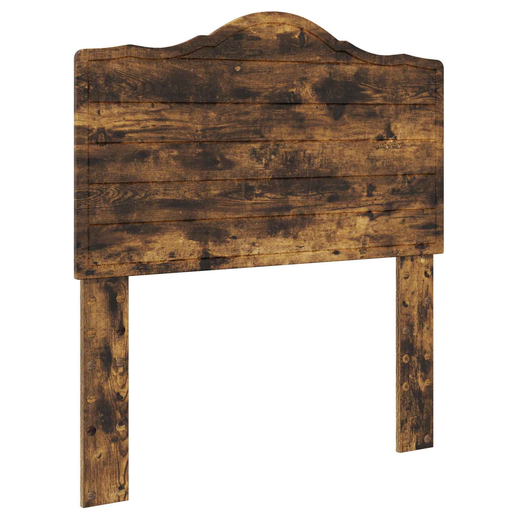 vidaXL Ramka łóżka Dąb wędzony 90 x 190 cm Materiał drewnopochodny