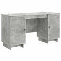 vidaXL Biurko Betonowy szary Drewno inżynieryjne 142,5 x 50 x 75 cm