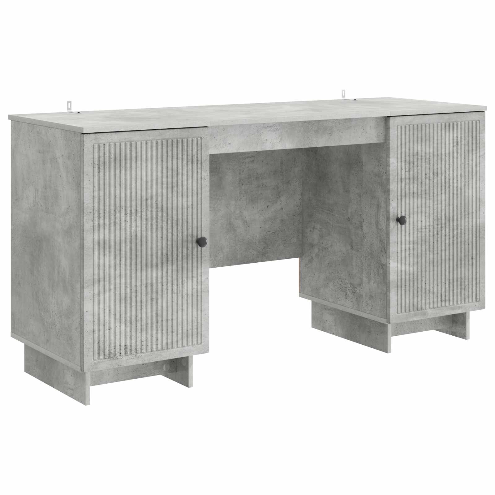 vidaXL Biurko Betonowy szary Drewno inżynieryjne 142,5 x 50 x 75 cm