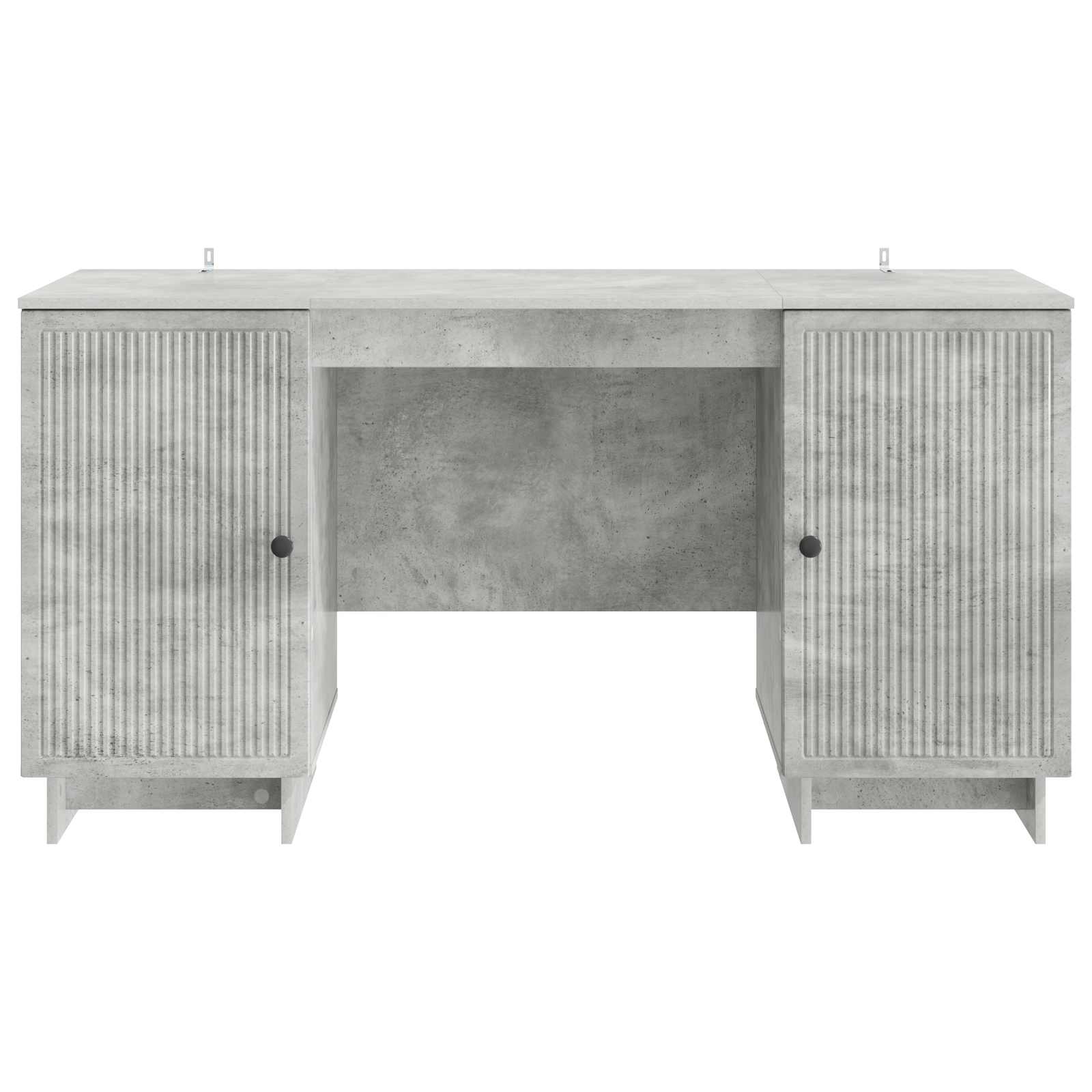 vidaXL Biurko Betonowy szary Drewno inżynieryjne 142,5 x 50 x 75 cm