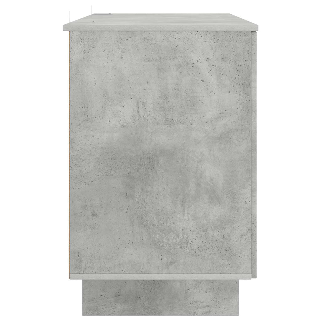 vidaXL Biurko Betonowy szary Drewno inżynieryjne 142,5 x 50 x 75 cm