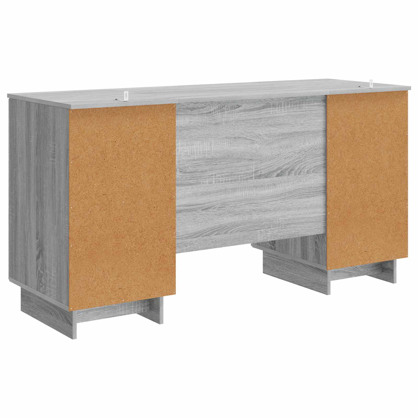 vidaXL Biurko Szary Sonoma Drewno inżynieryjne 142,5 x 50 x 75 cm
