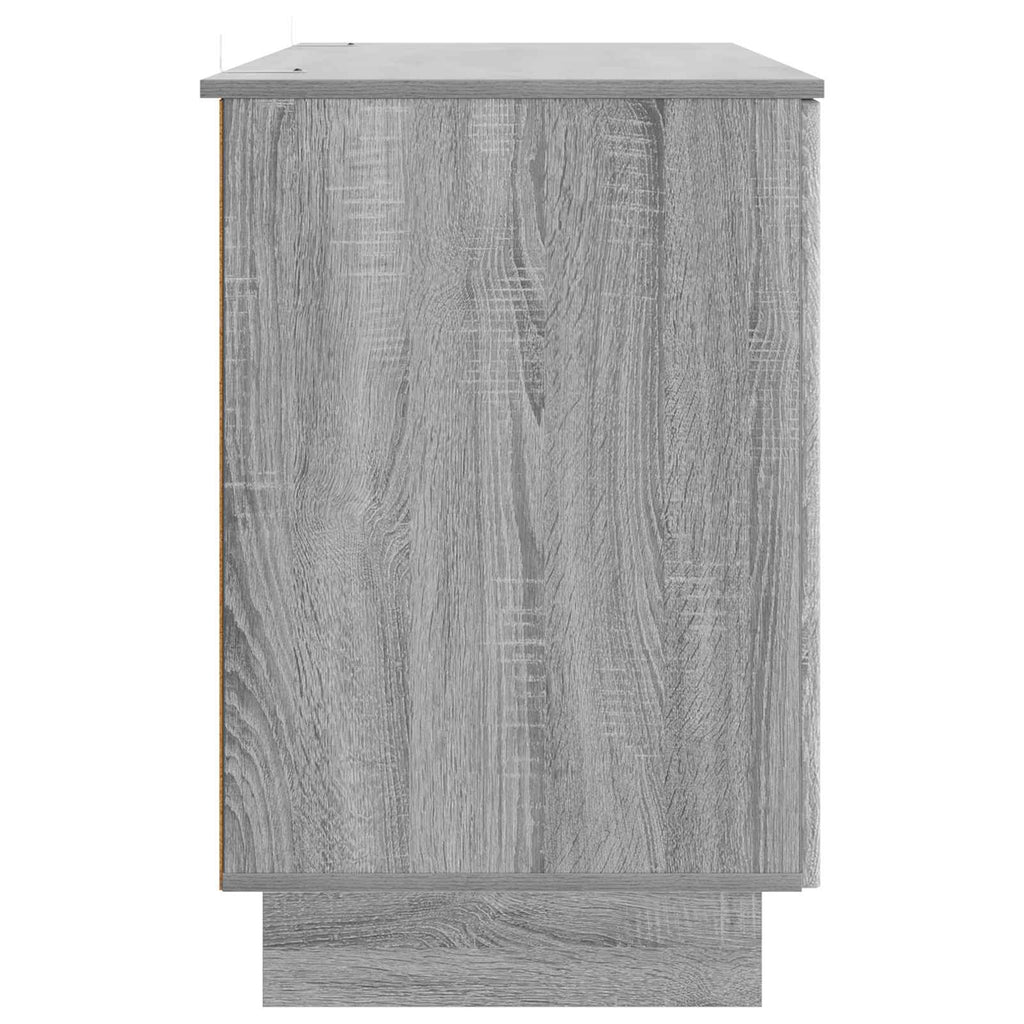 vidaXL Biurko Szary Sonoma Drewno inżynieryjne 142,5 x 50 x 75 cm