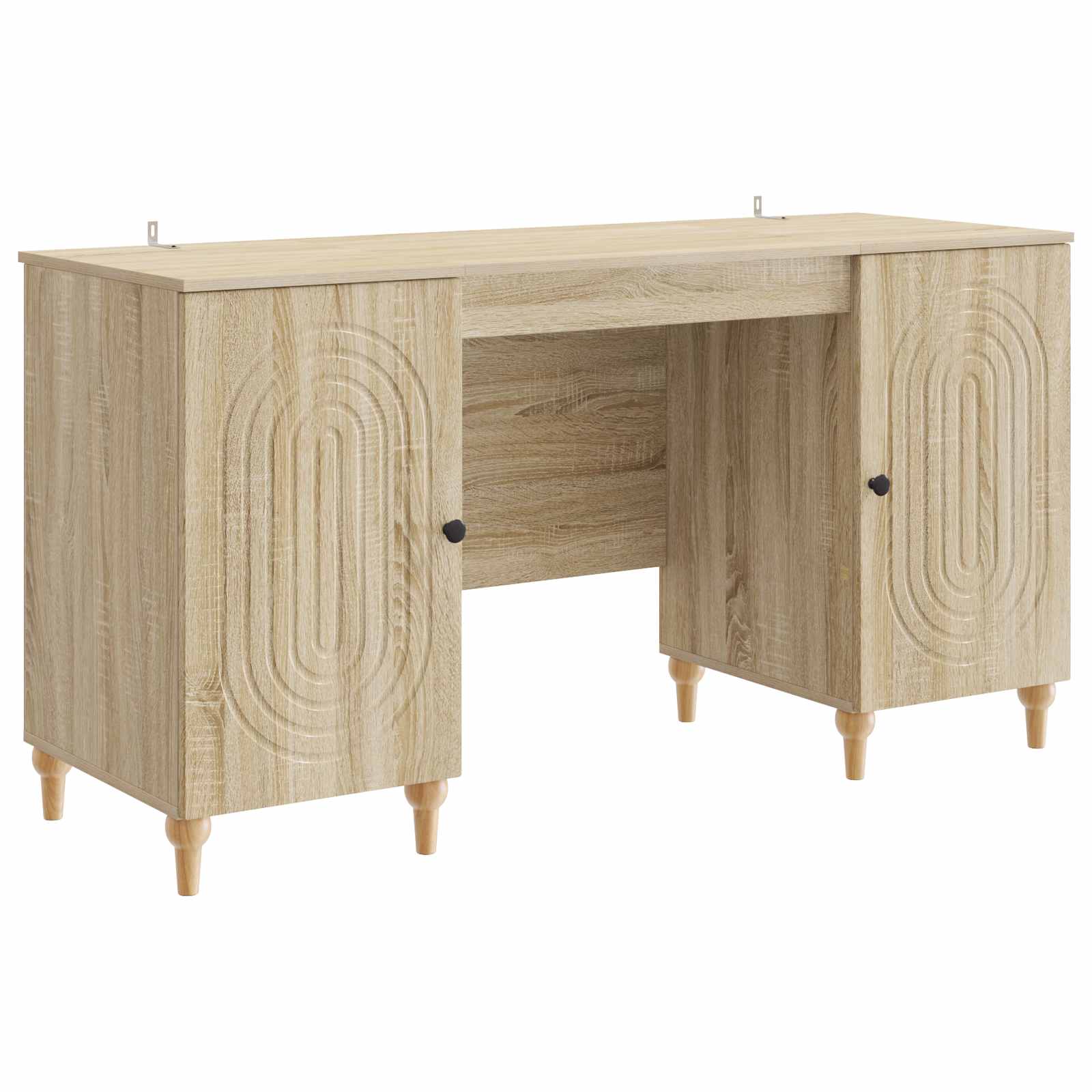 vidaXL Biurko z półką Sonoma 142,5 x 50 x 75 cm Drewno inżynieryjne