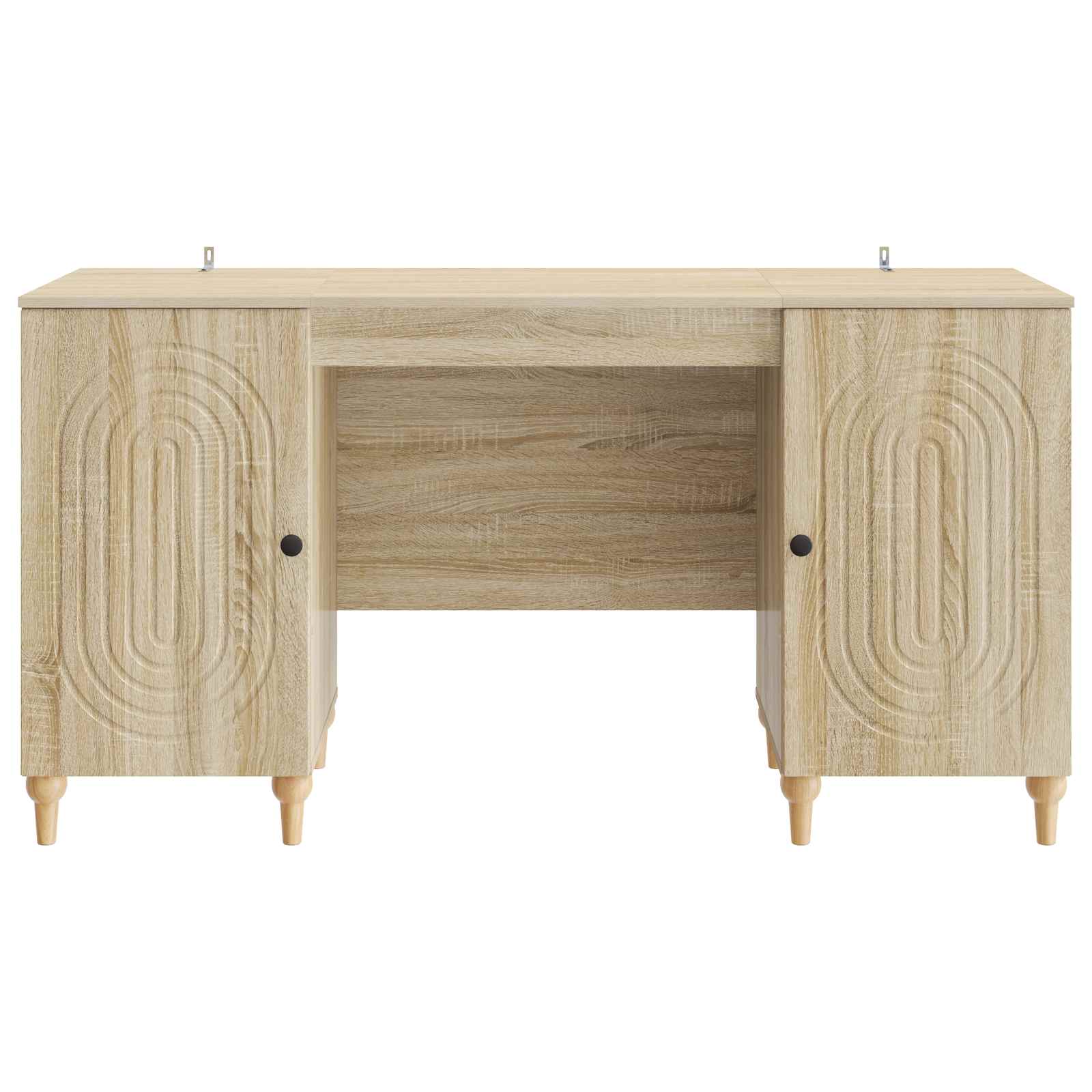 vidaXL Biurko z półką Sonoma 142,5 x 50 x 75 cm Drewno inżynieryjne