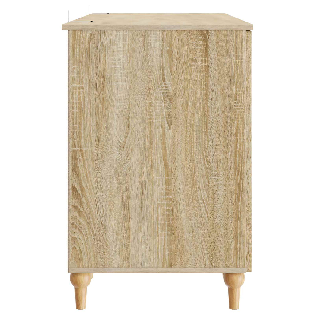 vidaXL Biurko z półką Sonoma 142,5 x 50 x 75 cm Drewno inżynieryjne