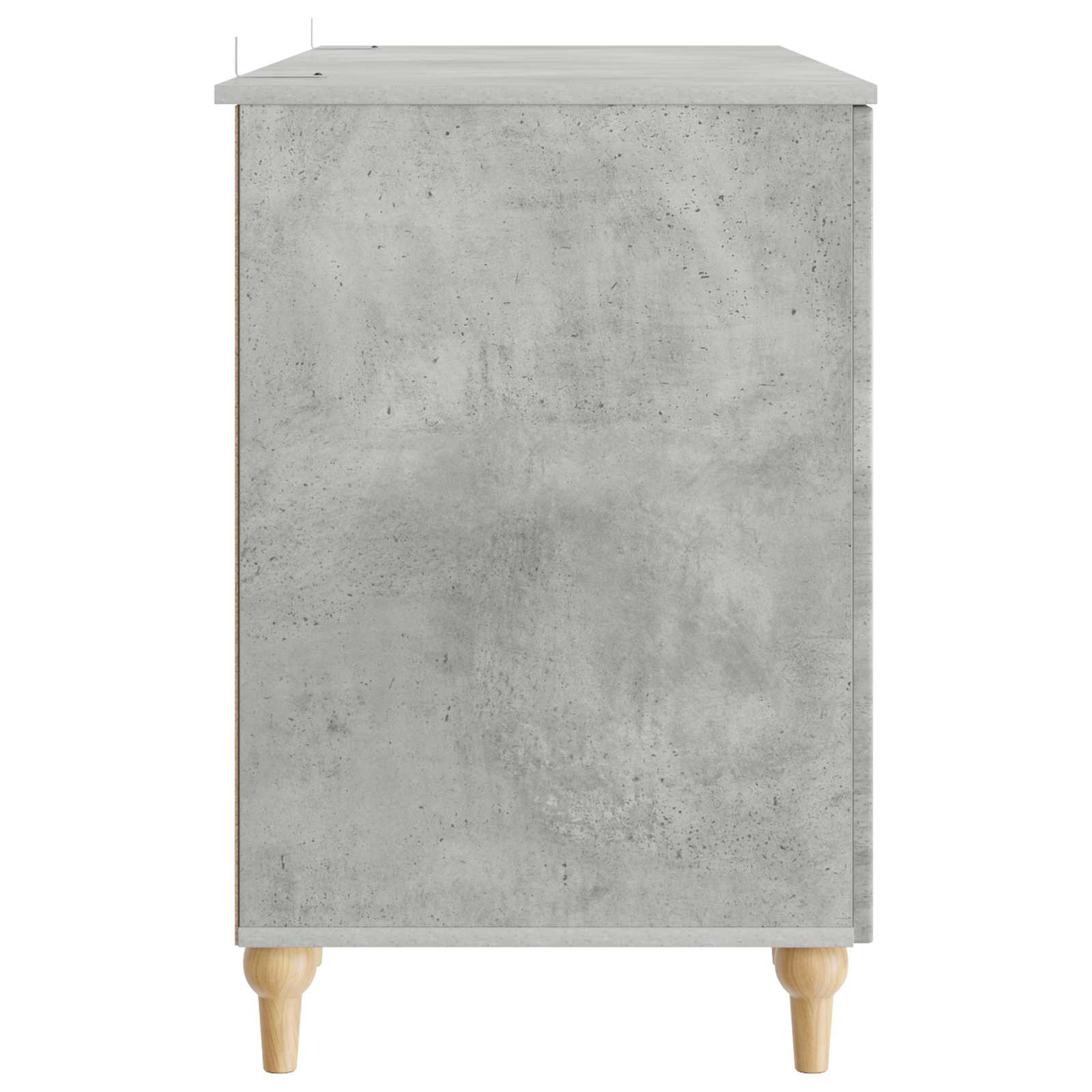 vidaXL Biurko Betonowy szary 142,5 x 50 x 75 cm Drewno inżynieryjne