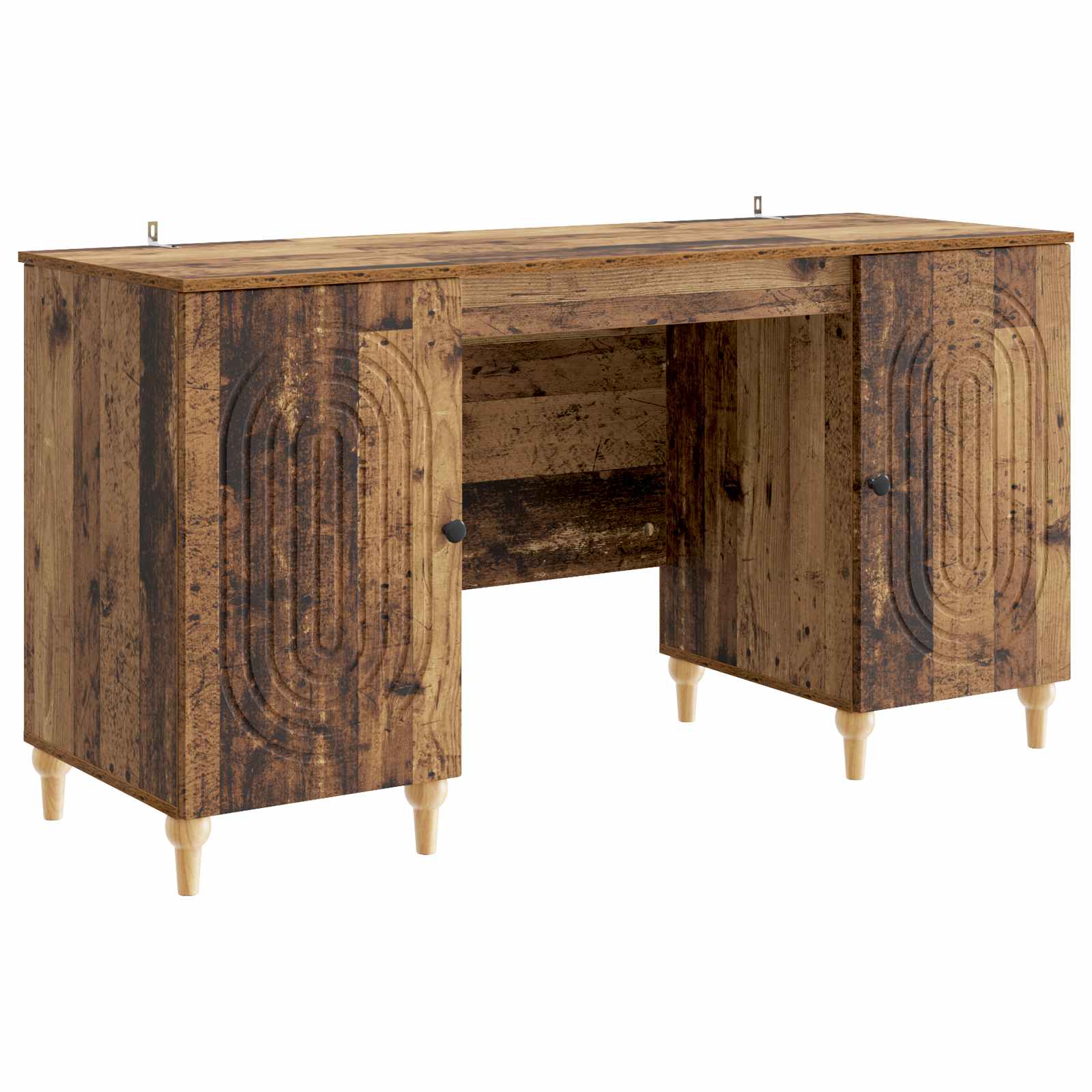 vidaXL Biurko Stare drewno 142,5 x 50 x 75 cm Drewno inżynieryjne