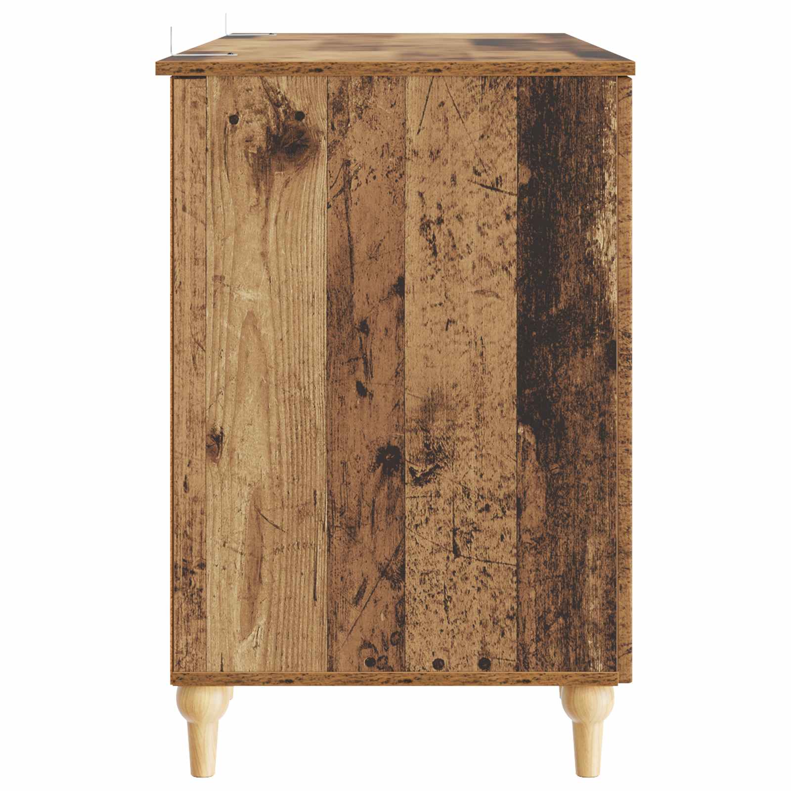 vidaXL Biurko Stare drewno 142,5 x 50 x 75 cm Drewno inżynieryjne