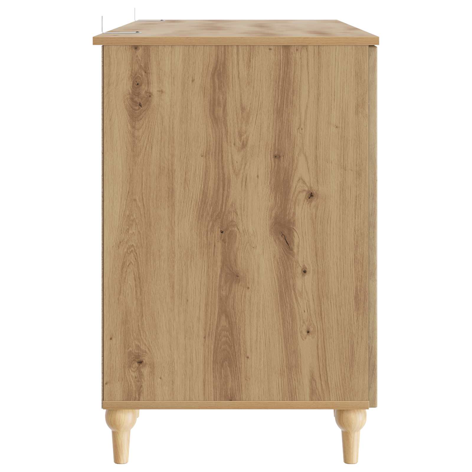 vidaXL Biurko Dąb artisan 142,5 x 50 x 75 cm Drewno inżynieryjne
