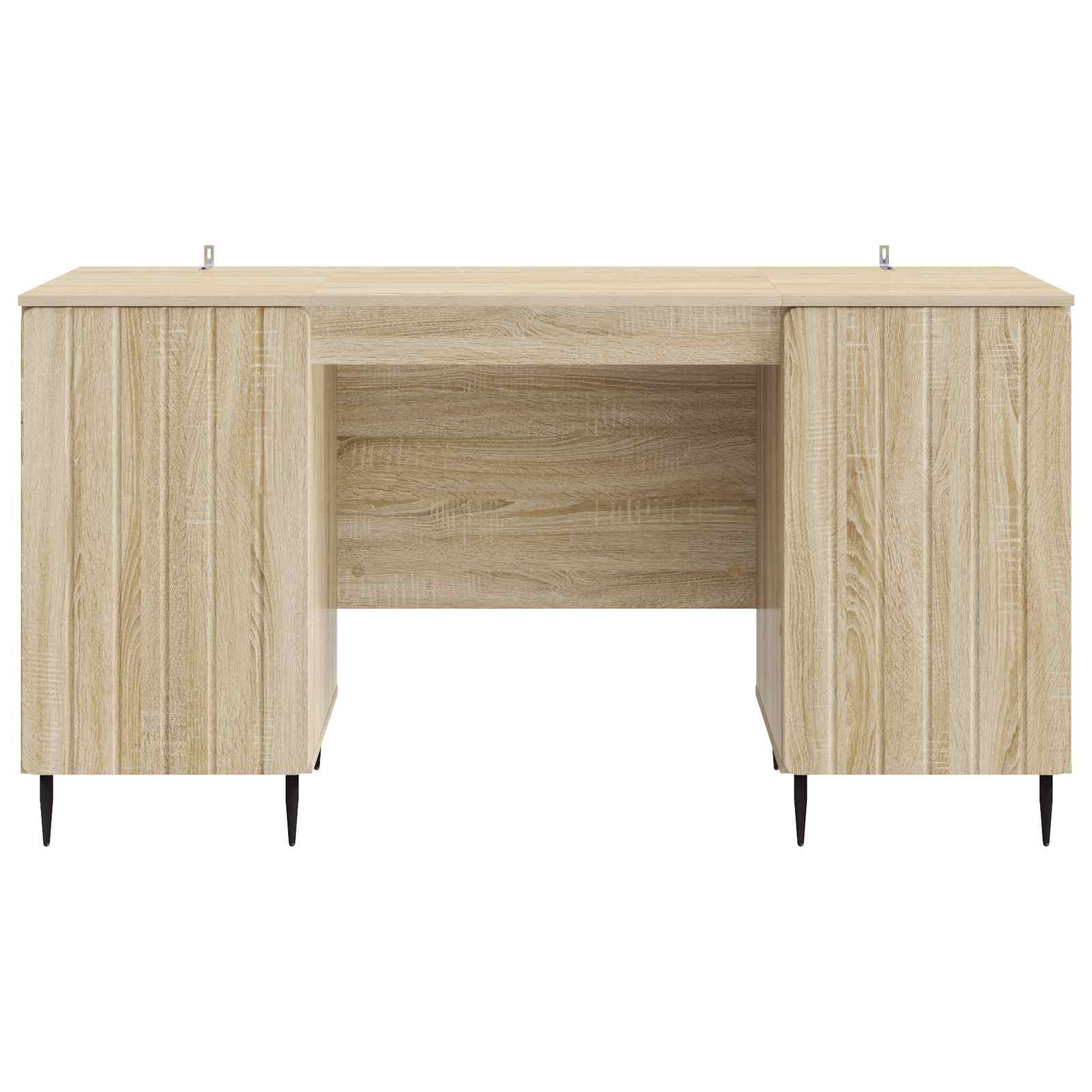 vidaXL Biurko dąb Sonoma 142,5 x 50 x 75 cm Drewno inżynieryjne