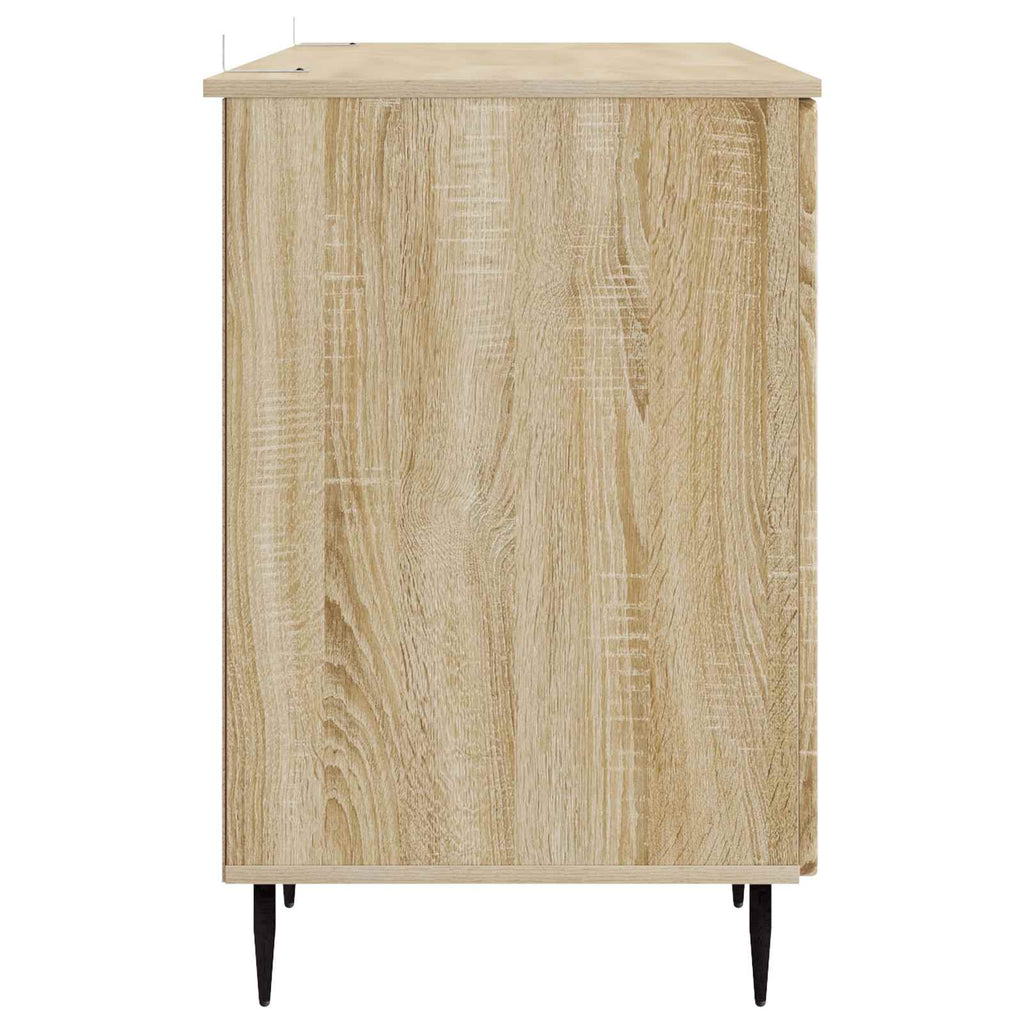 vidaXL Biurko dąb Sonoma 142,5 x 50 x 75 cm Drewno inżynieryjne