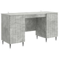 vidaXL Biurko Betonowy szary 142,5 x 50 x 75 cm Drewno inżynieryjne