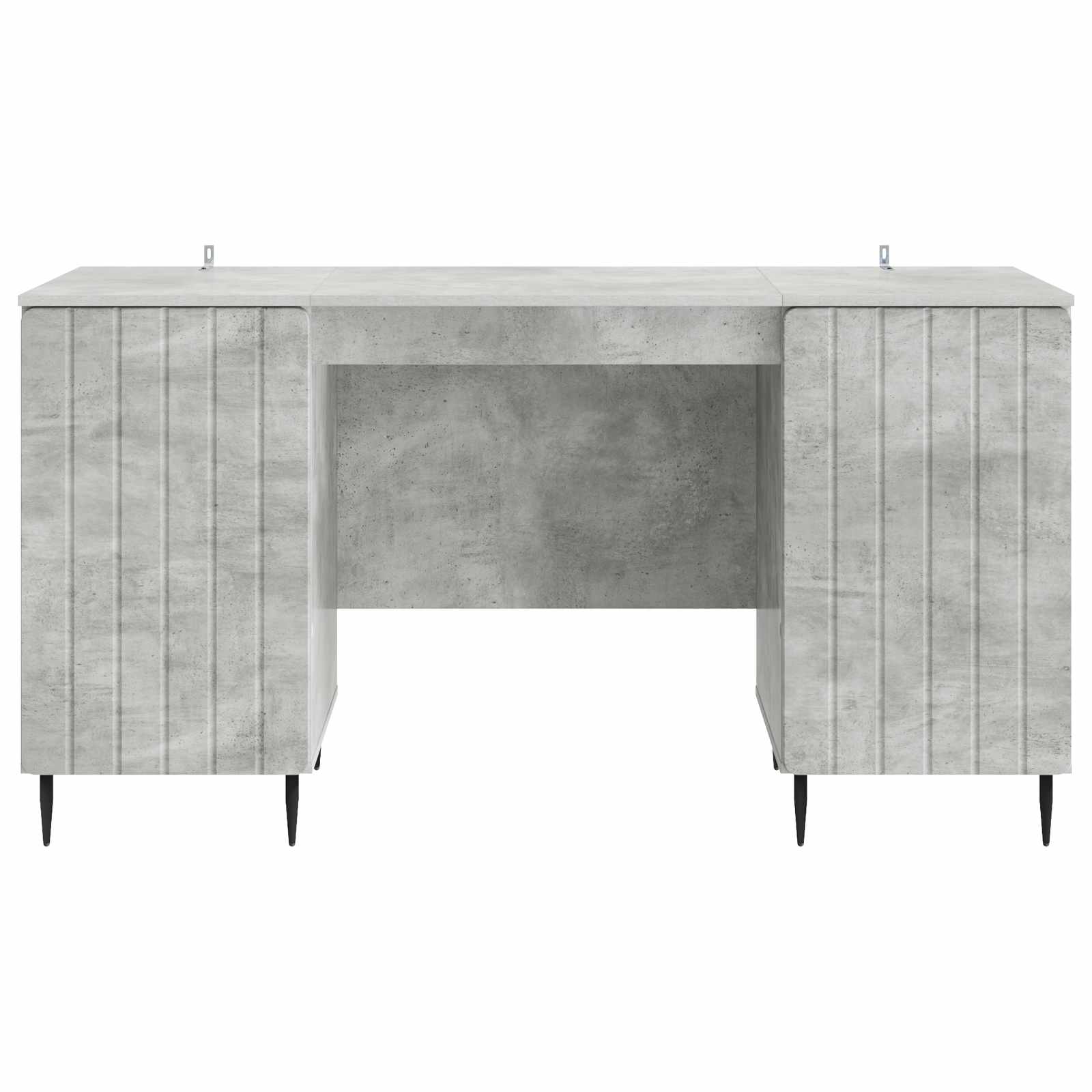 vidaXL Biurko Betonowy szary 142,5 x 50 x 75 cm Drewno inżynieryjne