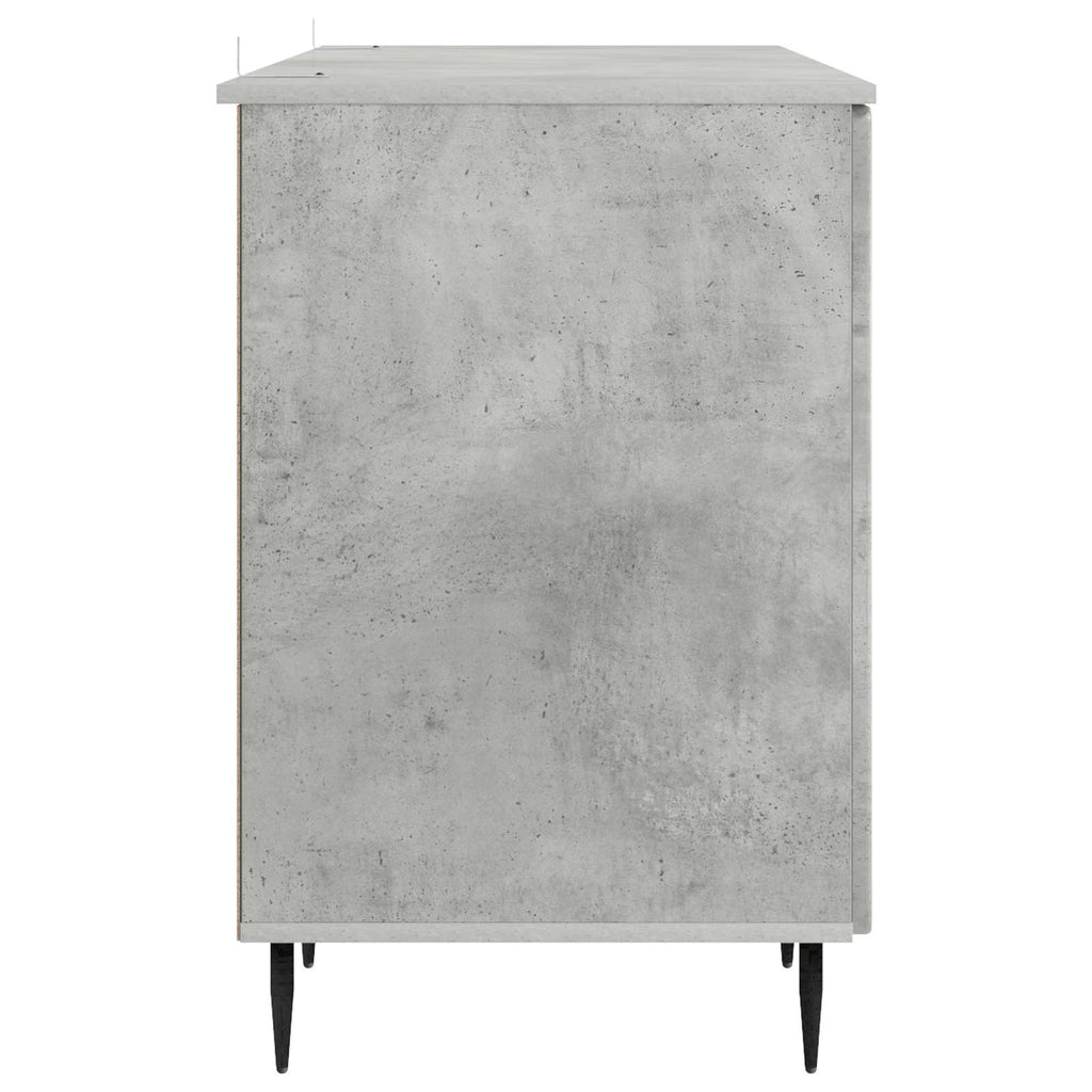 vidaXL Biurko Betonowy szary 142,5 x 50 x 75 cm Drewno inżynieryjne