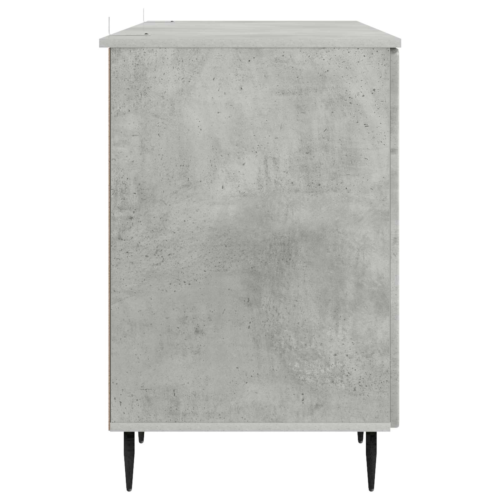 vidaXL Biurko Betonowy szary 142,5 x 50 x 75 cm Drewno inżynieryjne