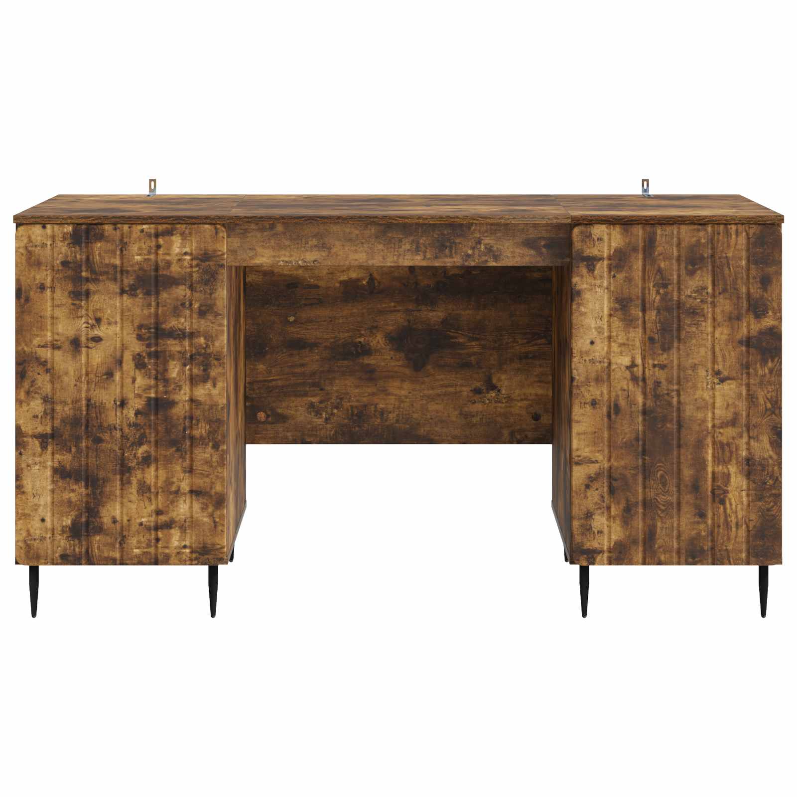 vidaXL Biurko Dąb wędzony 142,5 x 50 x 75 cm Drewno inżynieryjne