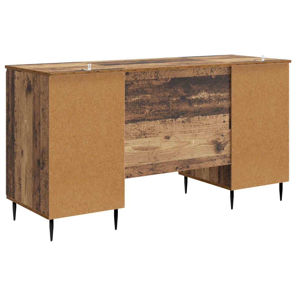 vidaXL Biurko Stare drewno 142,5 x 50 x 75 cm Drewno inżynieryjne
