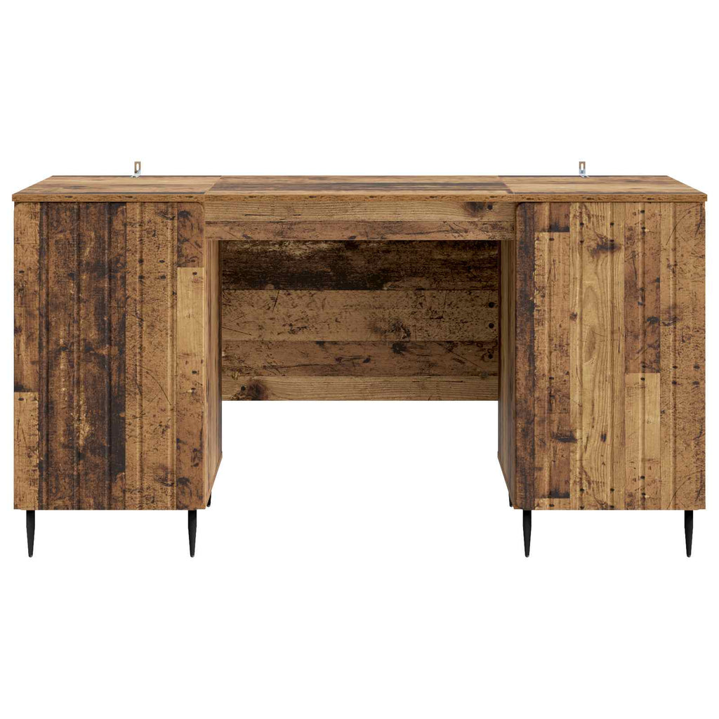 vidaXL Biurko Stare drewno 142,5 x 50 x 75 cm Drewno inżynieryjne