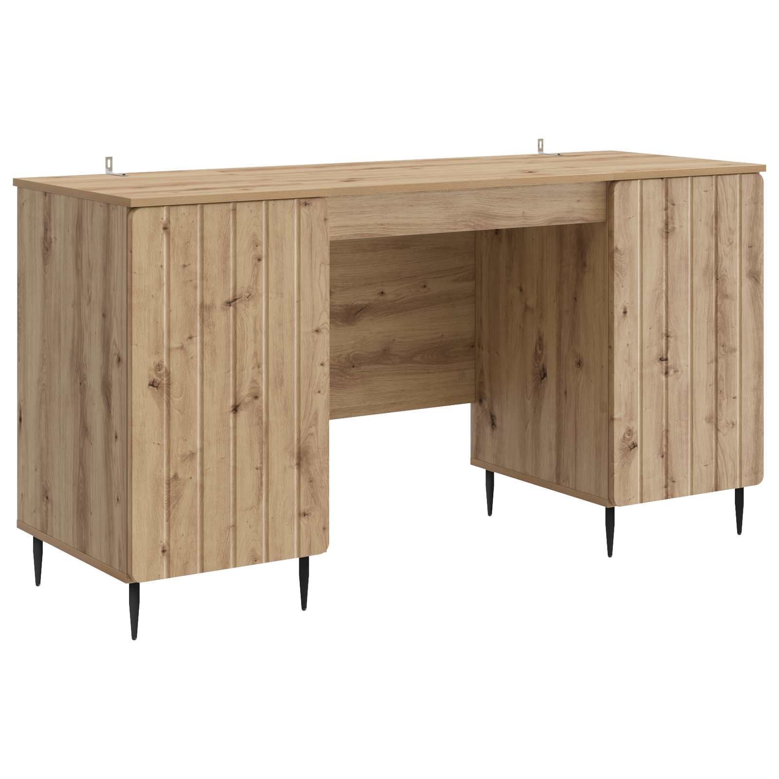 vidaXL Biurko Dąb artisan 142,5 x 50 x 75 cm Drewno inżynieryjne