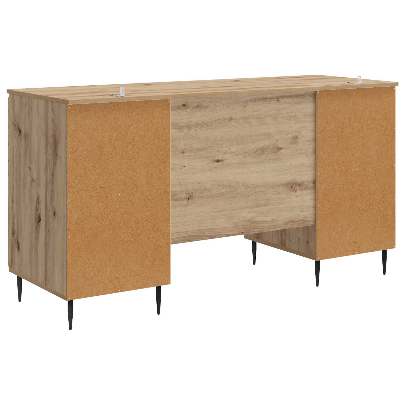 vidaXL Biurko Dąb artisan 142,5 x 50 x 75 cm Drewno inżynieryjne