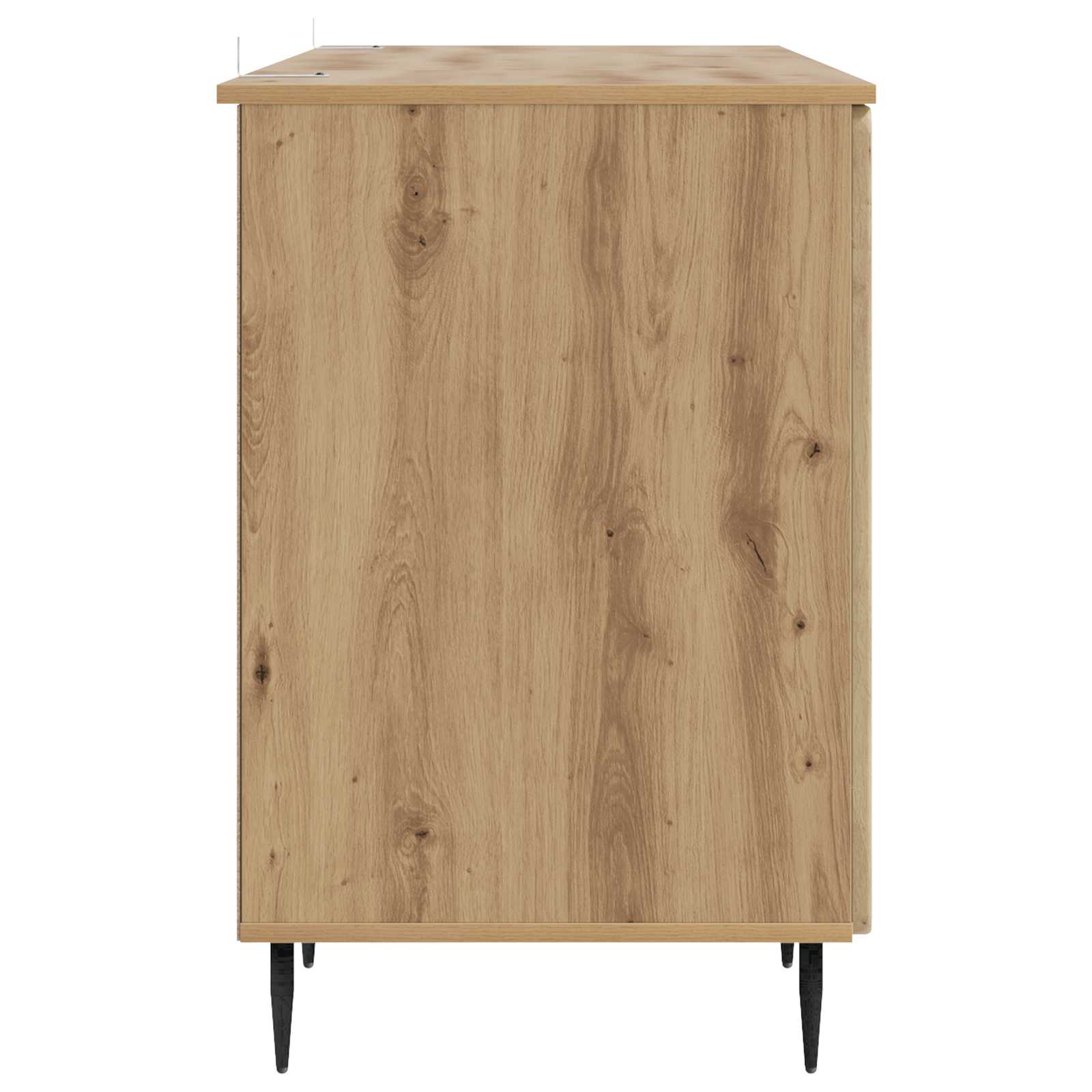 vidaXL Biurko Dąb artisan 142,5 x 50 x 75 cm Drewno inżynieryjne