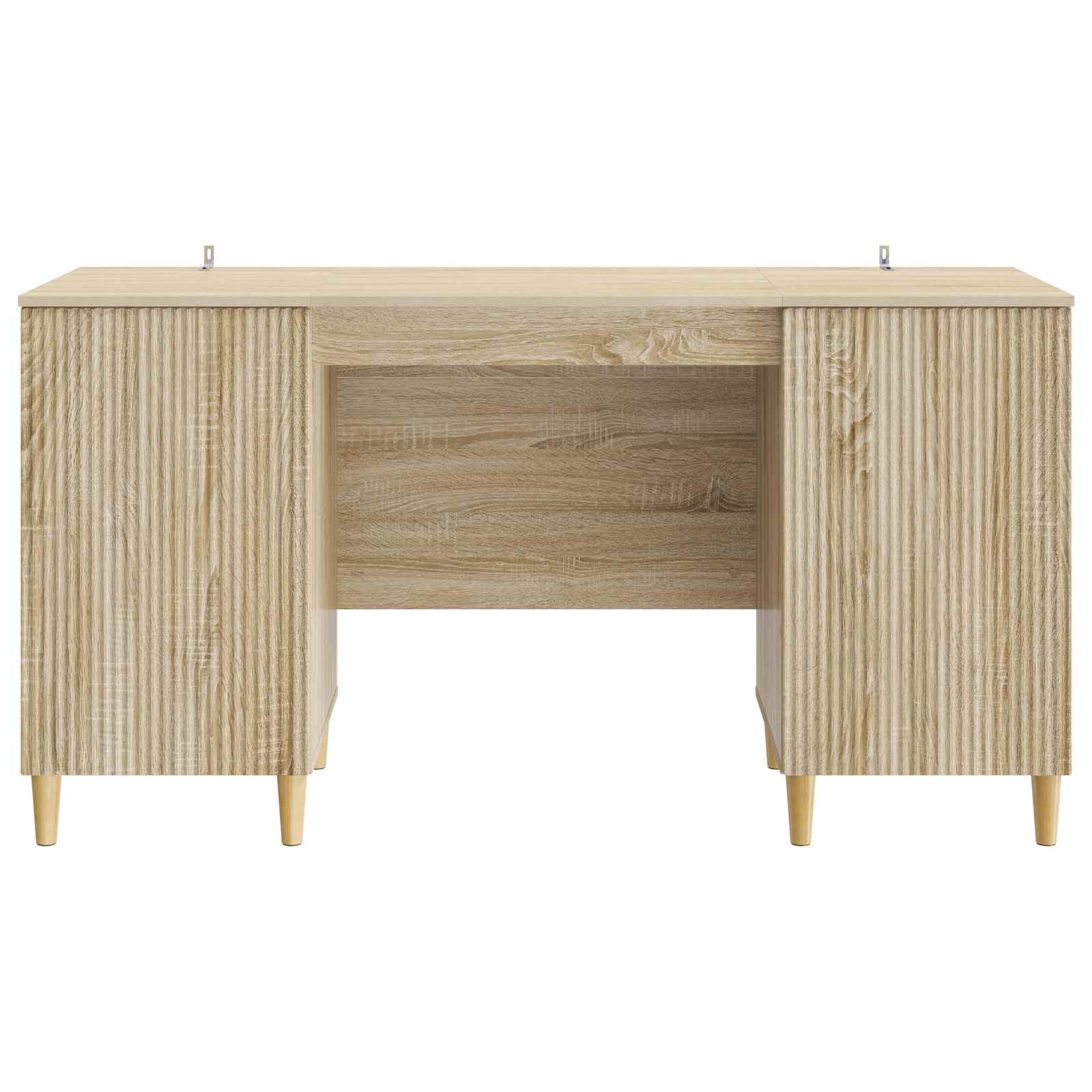 vidaXL Biurko dąb Sonoma 142,5 x 50 x 75 cm Drewno inżynieryjne