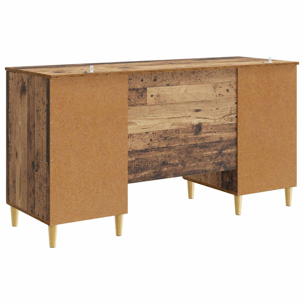 vidaXL Biurko Stare drewno 142,5 x 50 x 75 cm Drewno inżynieryjne