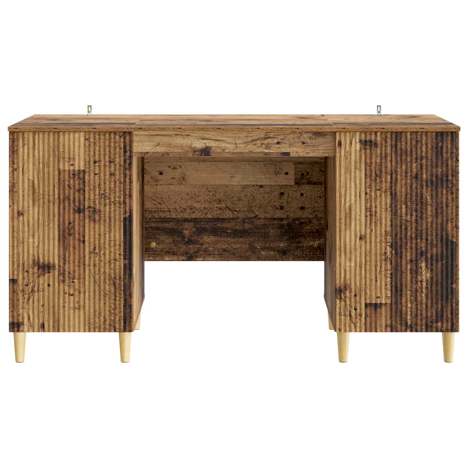 vidaXL Biurko Stare drewno 142,5 x 50 x 75 cm Drewno inżynieryjne