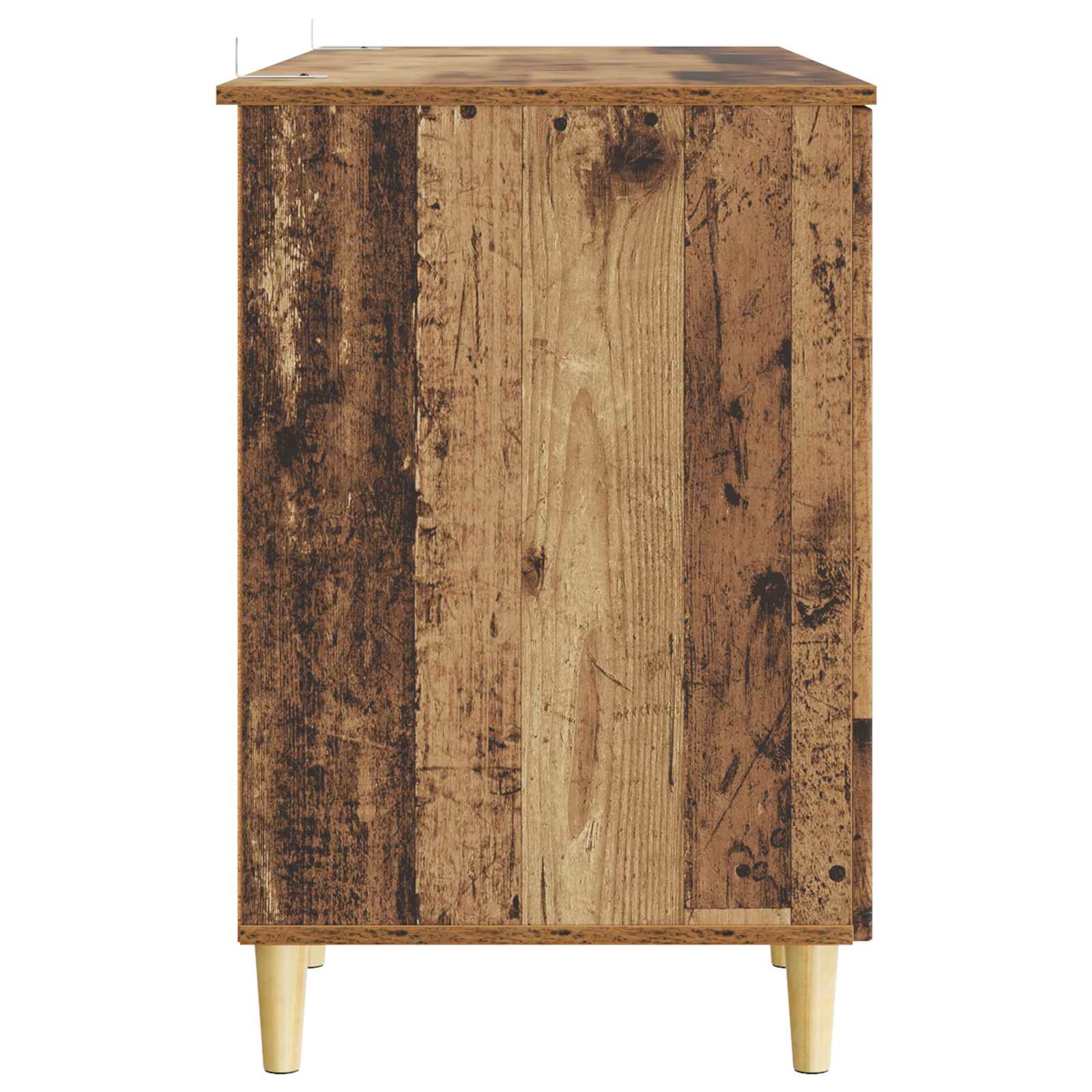vidaXL Biurko Stare drewno 142,5 x 50 x 75 cm Drewno inżynieryjne