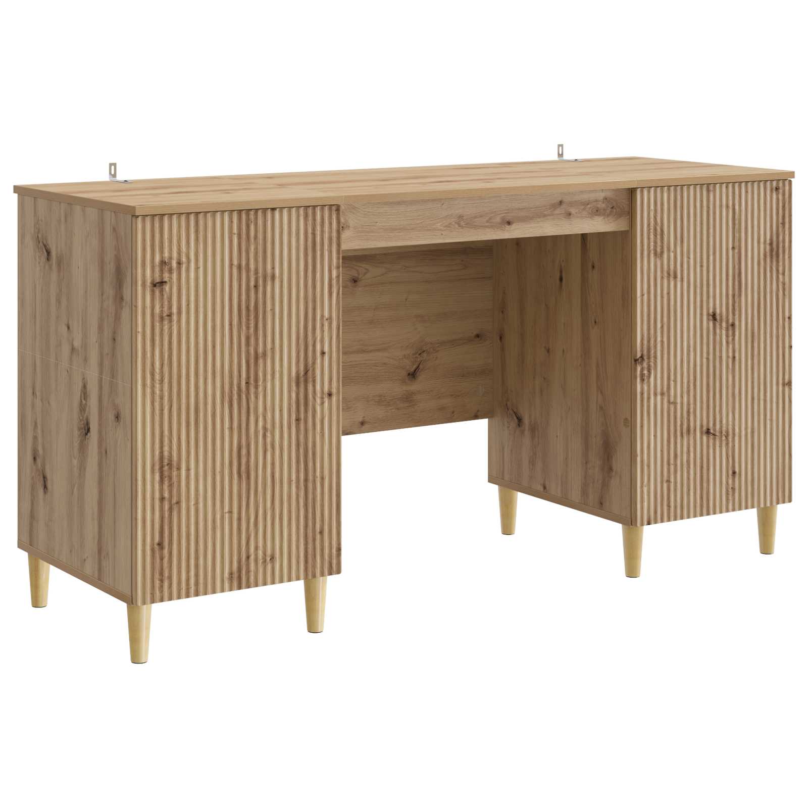 vidaXL Biurko Dąb artisan 142,5 x 50 x 75 cm Drewno inżynieryjne