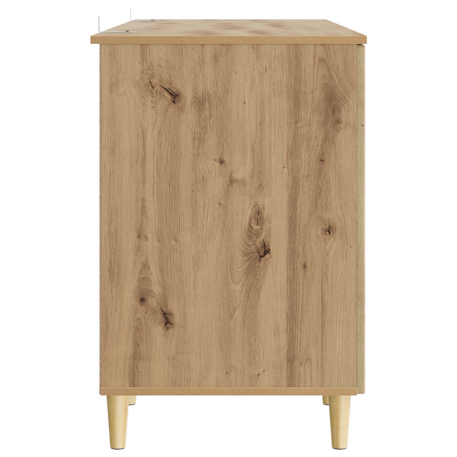 vidaXL Biurko Dąb artisan 142,5 x 50 x 75 cm Drewno inżynieryjne