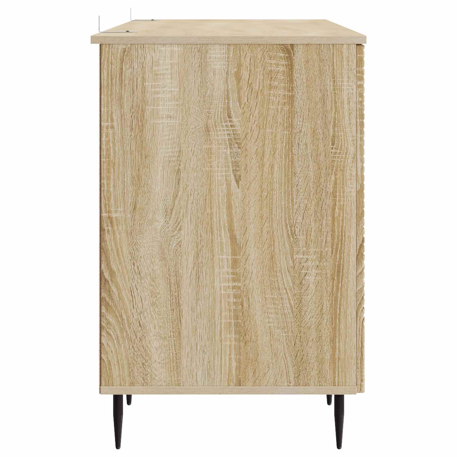vidaXL Biurko dąb Sonoma 142,5 x 50 x 75 cm Drewno inżynieryjne