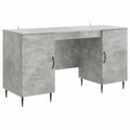 vidaXL Biurko Betonowy szary 142,5 x 50 x 75 cm Drewno inżynieryjne