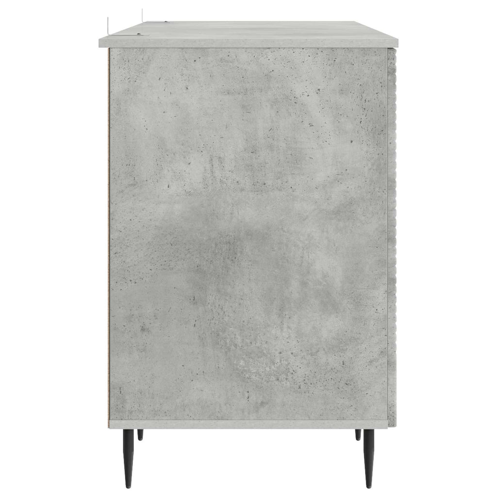 vidaXL Biurko Betonowy szary 142,5 x 50 x 75 cm Drewno inżynieryjne