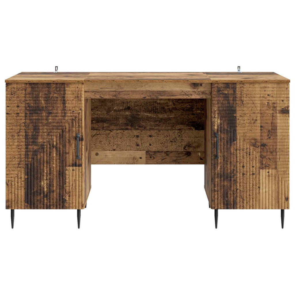 vidaXL Biurko Stare drewno 142,5 x 50 x 75 cm Drewno inżynieryjne