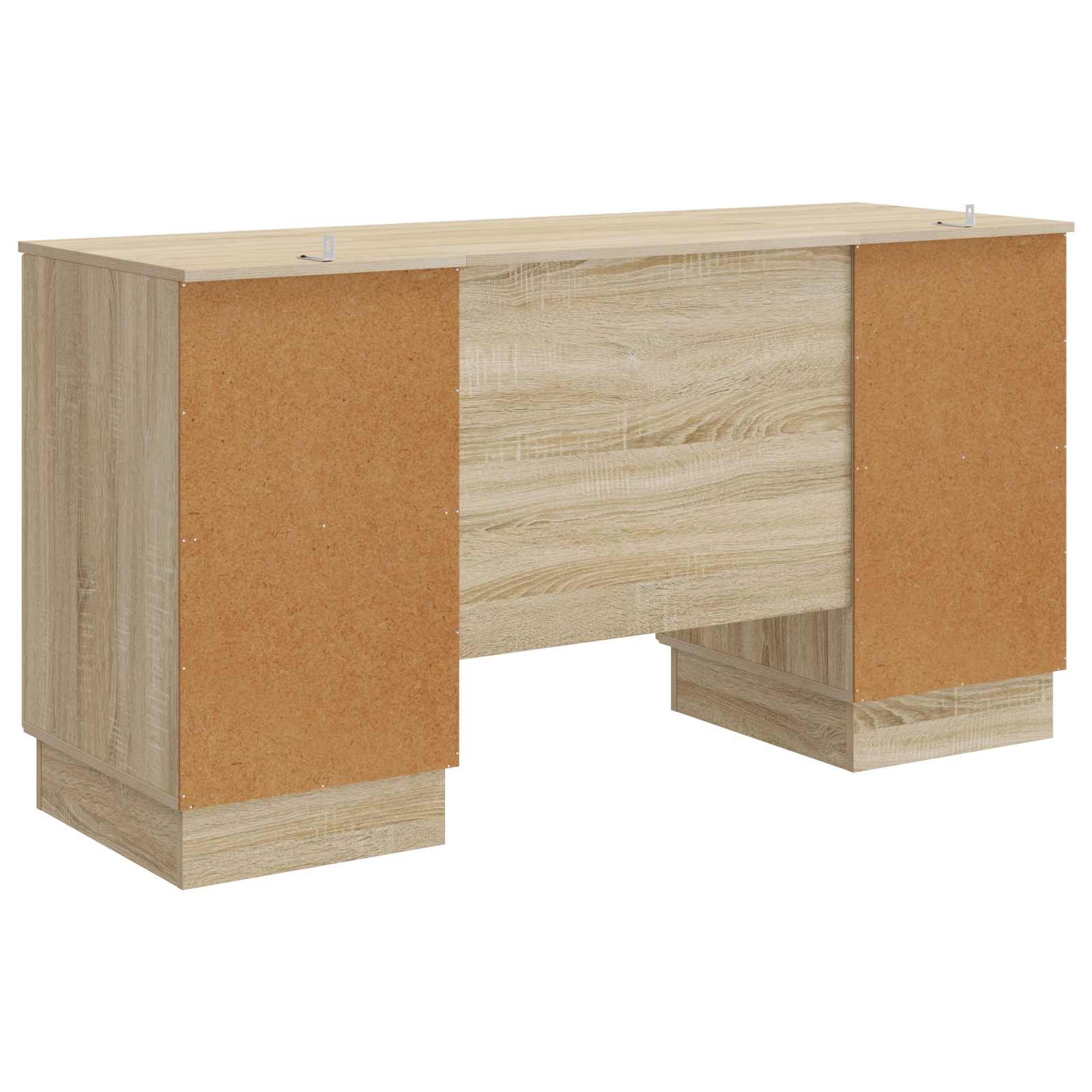 vidaXL Biurko dąb Sonoma 142,5 x 50 x 75 cm Drewno inżynieryjne