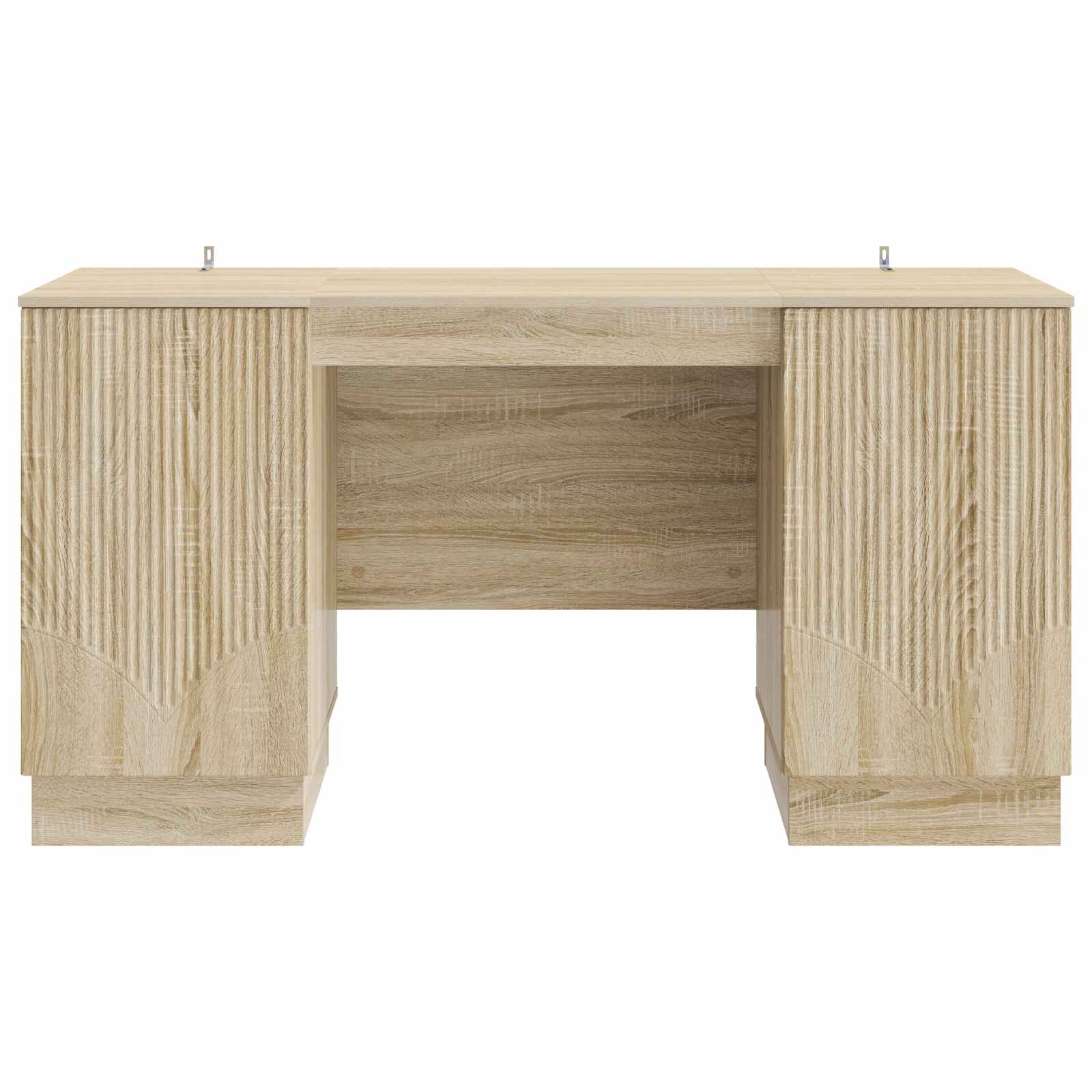 vidaXL Biurko dąb Sonoma 142,5 x 50 x 75 cm Drewno inżynieryjne