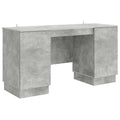 vidaXL Biurko Betonowy szary 142,5 x 50 x 75 cm Drewno inżynieryjne