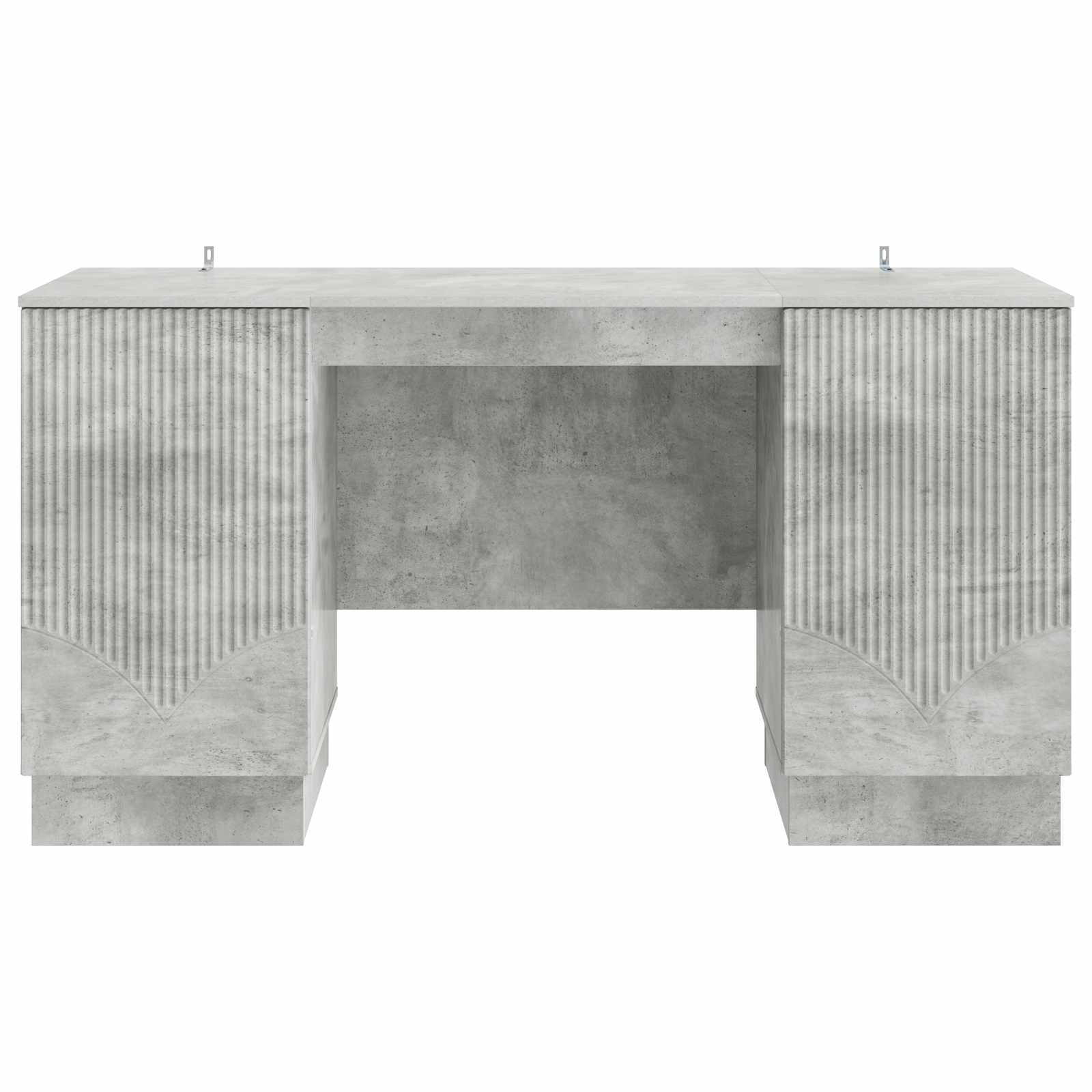 vidaXL Biurko Betonowy szary 142,5 x 50 x 75 cm Drewno inżynieryjne