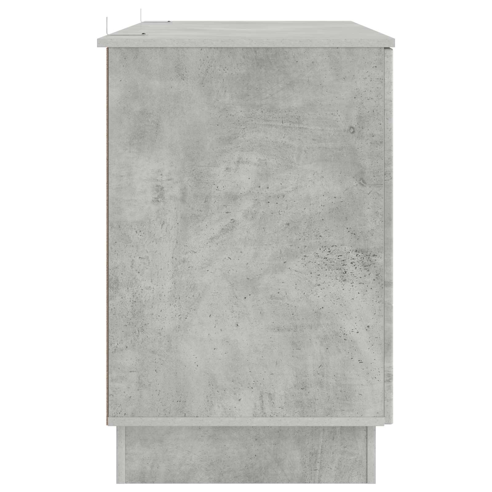 vidaXL Biurko Betonowy szary 142,5 x 50 x 75 cm Drewno inżynieryjne