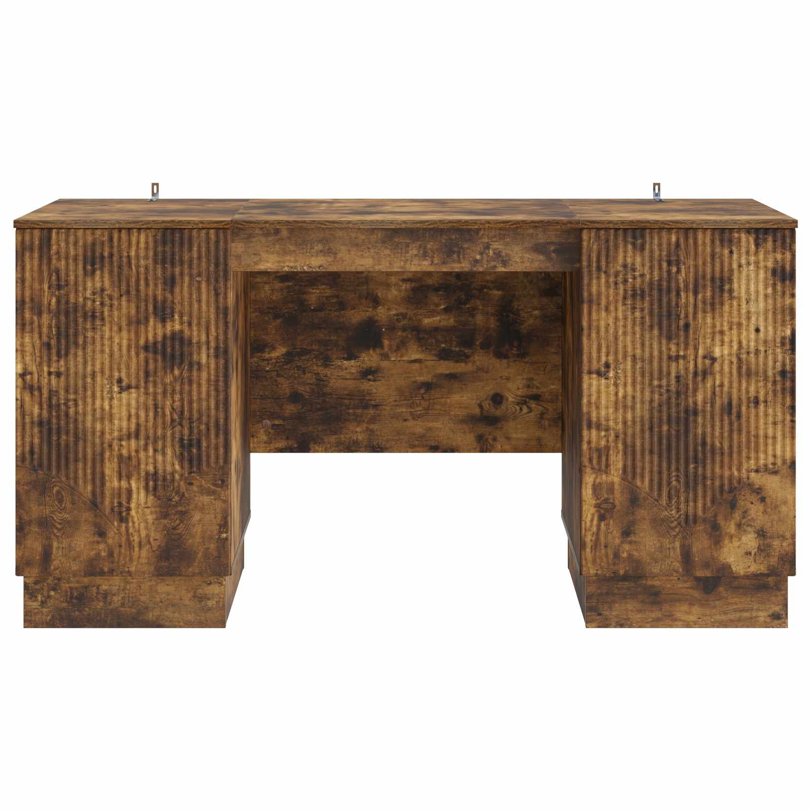 vidaXL Biurko Dąb wędzony 142,5 x 50 x 75 cm Drewno inżynieryjne